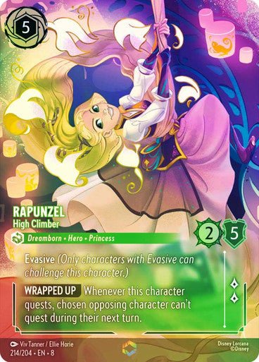 Rapunzel - High Climber (Inkwash Foil) - Con T de Tlacuache - Ravensburger