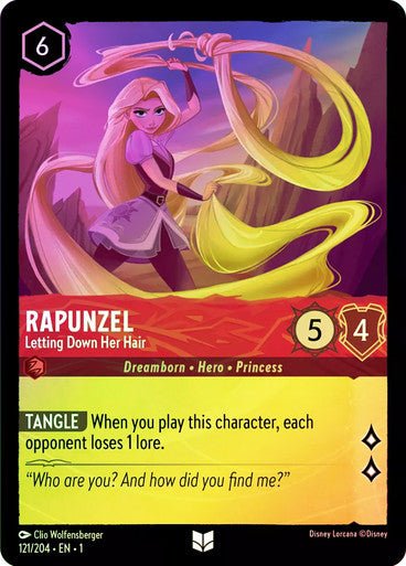 Rapunzel - Letting Down Her Hair ( Cold Foil ) - Con T de Tlacuache - Ravensburger