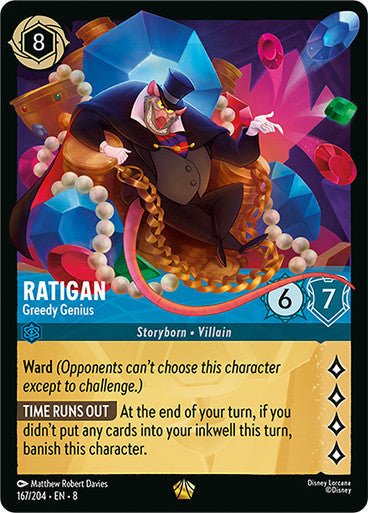 Ratigan - Greedy Genius (Non - foil) - Con T de Tlacuache - Ravensburger