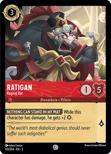 Ratigan - Raging Rat (Non-foil )