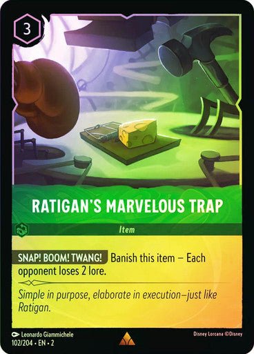 Ratigan's Marvelous Trap (Cold Foil) - Con T de Tlacuache - Ravensburger