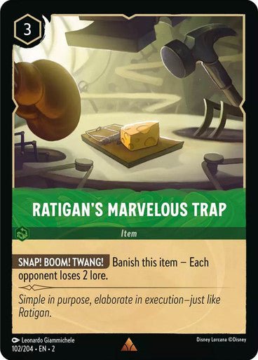 Ratigan's Marvelous Trap (Non - foil) - Con T de Tlacuache - Ravensburger