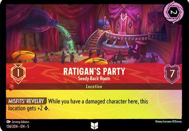 Ratigan's Party - Seedy Back Room (Cold Foil ) - Con T de Tlacuache - Ravensburger