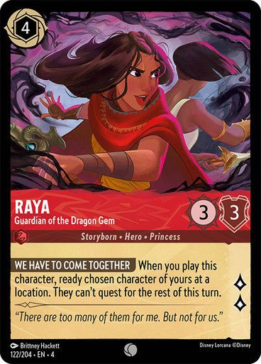 Raya - Guardian of the Dragon Gem ( Non - foil ) | Ravesburger - Con T de Tlacuache - Ravensburger