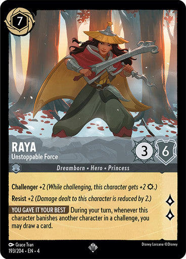 Raya - Unstoppable Force ( Non-foil ) | Ravesburger