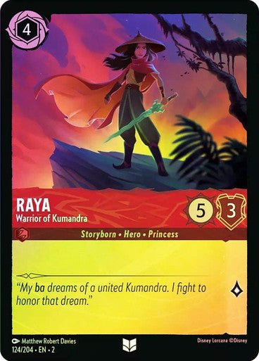 Raya - Warrior of Kumandra (Cold Foil) - Con T de Tlacuache - Ravensburger