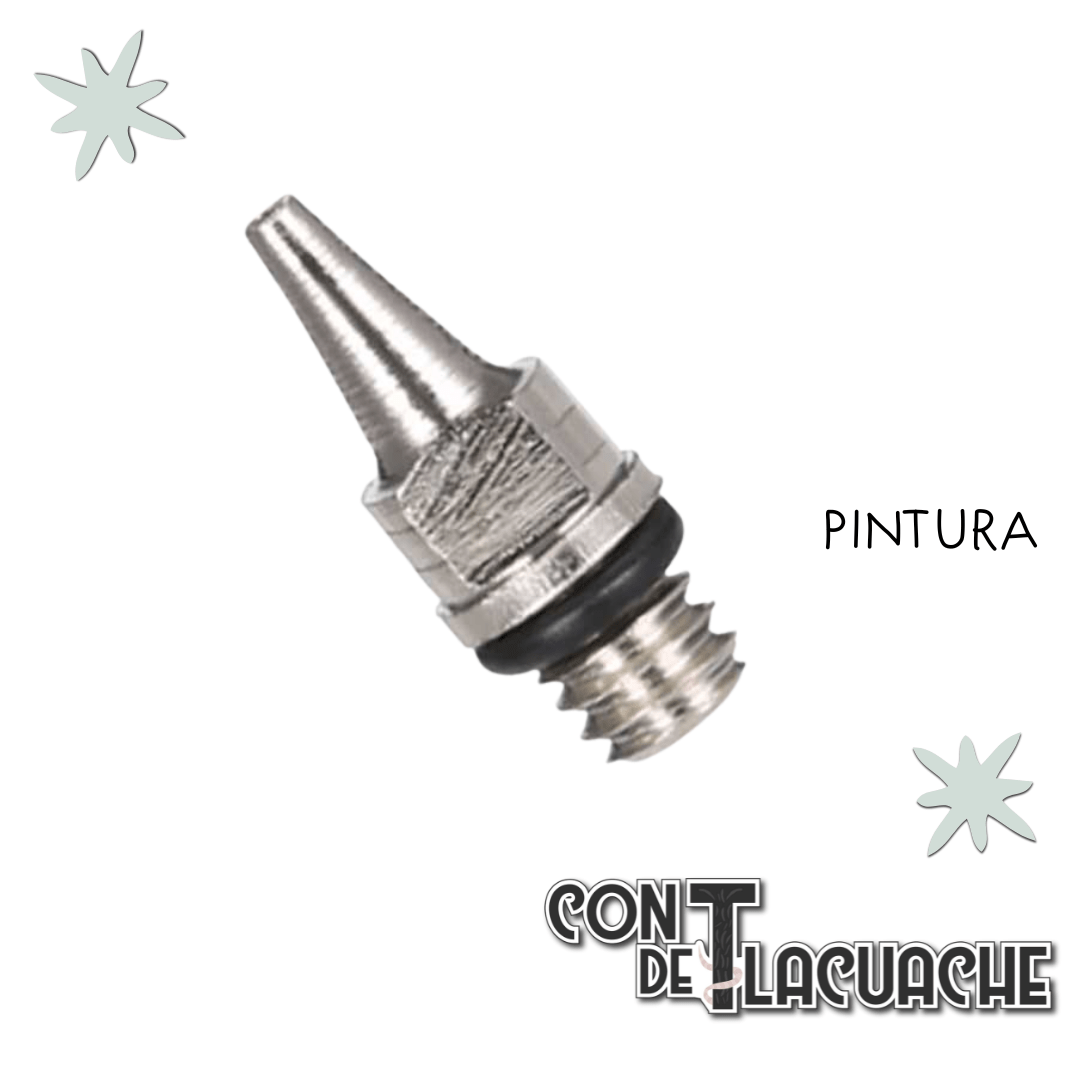 Recambio Obturador Aerografo 0,3Mm Spare Airbrush Nozzles 0,3Mm | Green Stuff World - Con T de Tlacuache - Green Stuff World