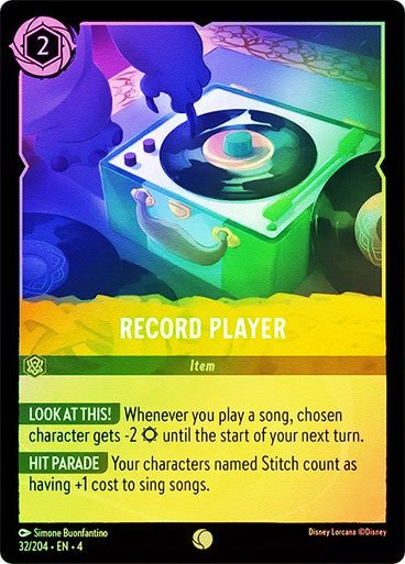 Record Player ( Cold Foil ) | Ravesburger - Con T de Tlacuache - Ravensburger