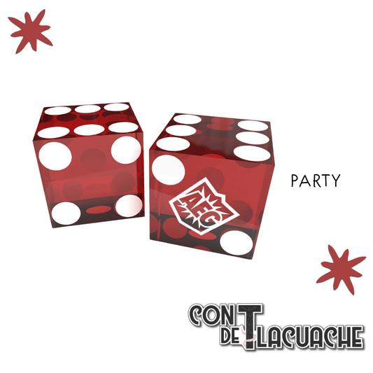 Red AEG Casino Dice | AEG - Con T de Tlacuache - AEG