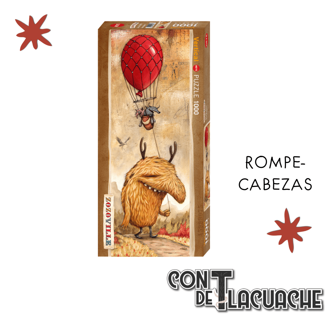 Red Balloon (1000pzas) | Heye - Con T de Tlacuache - Zozoville