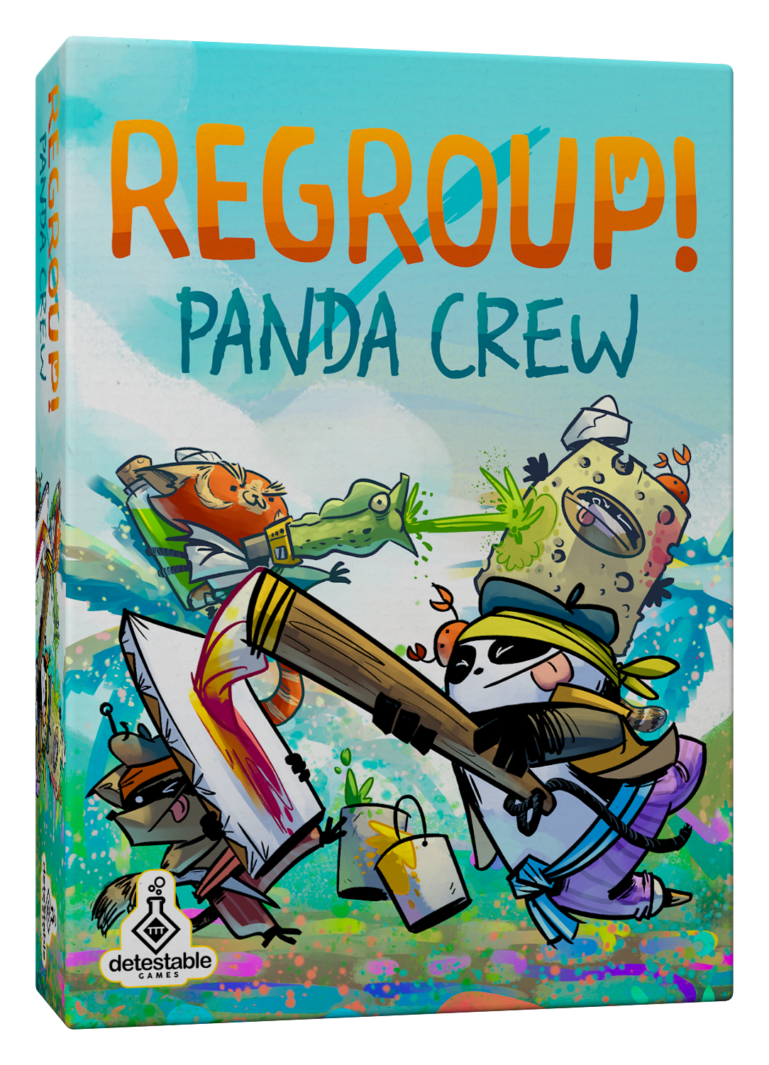 Regroup! Panda Crew | Detestable Games - Con T de Tlacuache - Detestable Games
