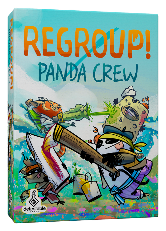 Regroup! Panda Crew | Detestable Games - Con T de Tlacuache - Detestable Games