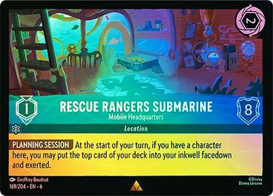 Rescue Rangers Submarine - Mobile Headquarters ( Cold Foil ) - Con T de Tlacuache - Ravensburger