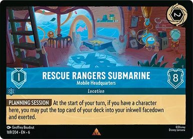 Rescue Rangers Submarine - Mobile Headquarters ( Non - foil ) - Con T de Tlacuache - Ravensburger