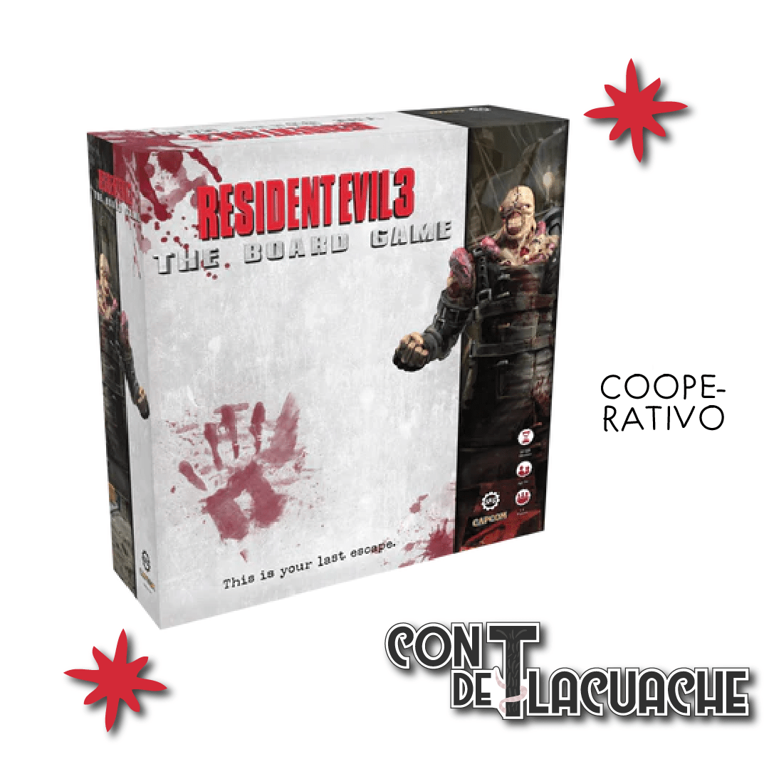 Resident Evil 3 The Board Game | Steamforged - Con T de Tlacuache - Steam Forged