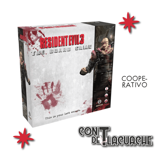 Resident Evil 3 The Board Game | Steamforged - Con T de Tlacuache - Steam Forged