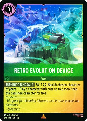 Retro Evolution Device (Cold Foil) | Ravensburger - Con T de Tlacuache - Ravensburger