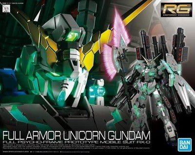 RG Gundam Full Armor Unicorn G | Bandai - Con T de Tlacuache - Con T de Tlacuache