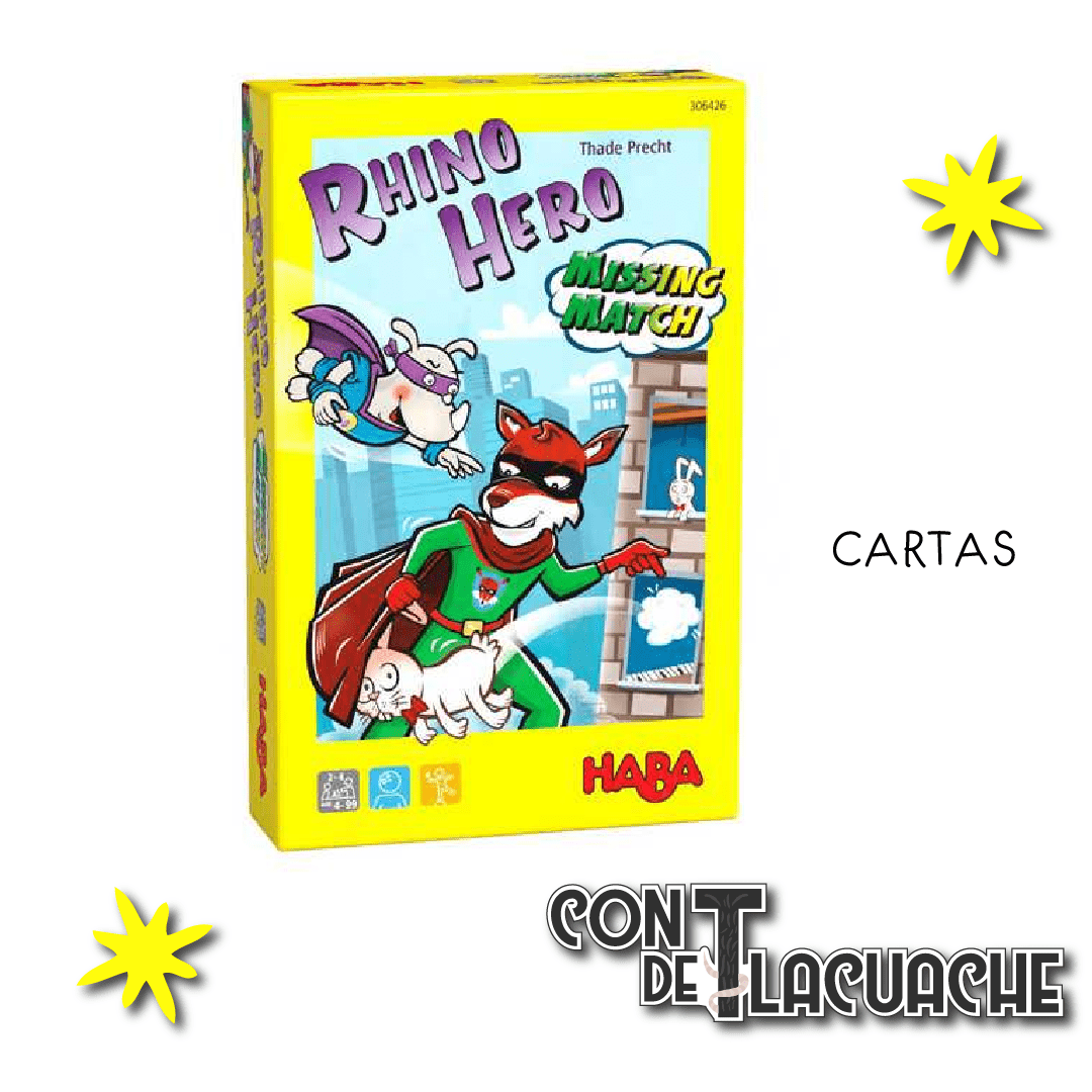 Rhino Hero Missing Match | Haba - Con T de Tlacuache - tdetlacuache