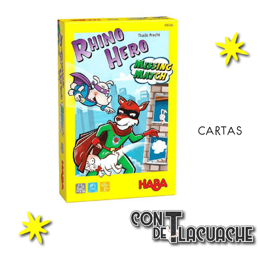 Rhino Hero Missing Match | Haba - Con T de Tlacuache - tdetlacuache