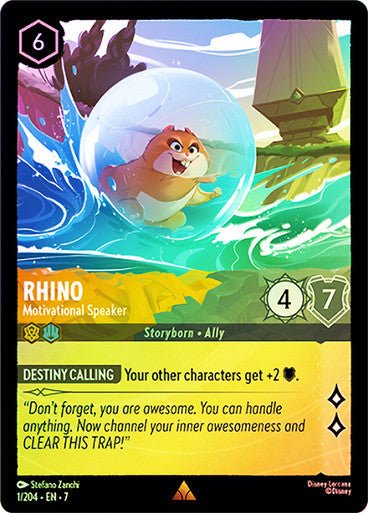 Rhino - Motivational Speaker (Cold Foil) - Con T de Tlacuache - Ravensburger