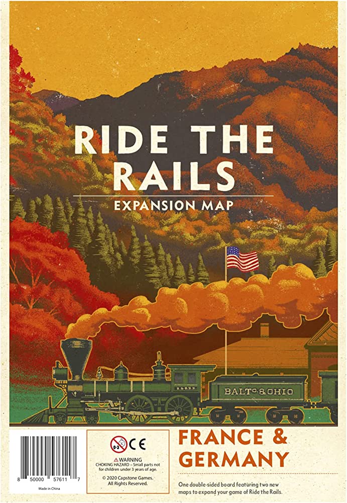 Ride the Rails France and France | Capstone Games - Con T de Tlacuache - Capstone Games