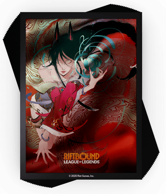 Riftbound Origins Art Sleeves - Ahri (100) - Con T de Tlacuache - UVS Games