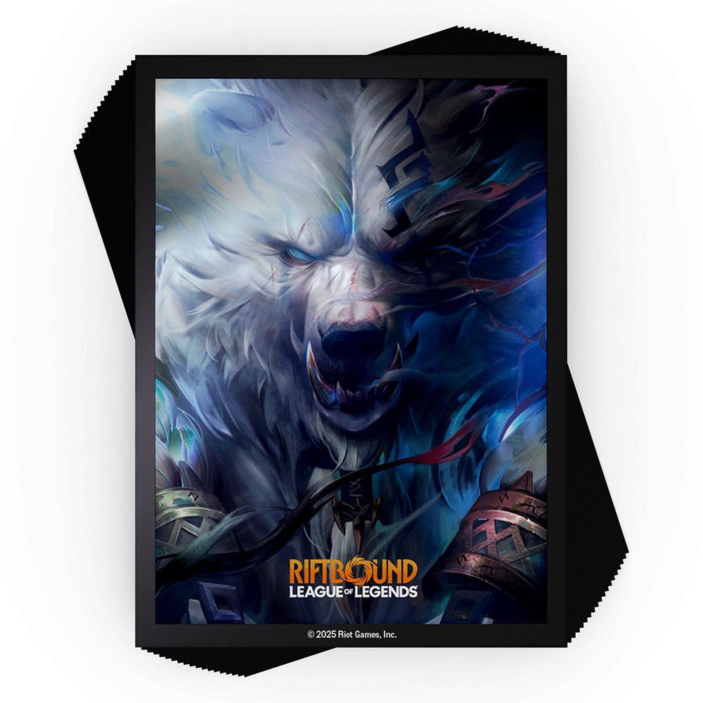 Riftbound Origins Art Sleeves - Volibear (100) - Con T de Tlacuache - UVS Games