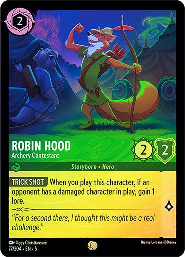 Robin Hood - Archery Contestant (Cold Foil ) - Con T de Tlacuache - Ravensburger