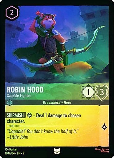 Robin Hood - Capable Fighter (Cold Foil) - Con T de Tlacuache - Ravensburger