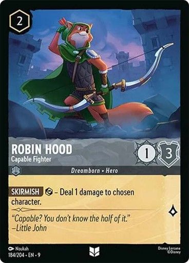 Robin Hood - Capable Fighter (Non - foil) - Con T de Tlacuache - Ravensburger