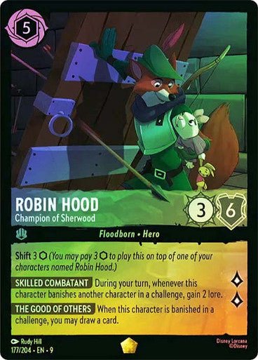 Robin Hood - Champion of Sherwood (Cold Foil) - Con T de Tlacuache - Ravensburger