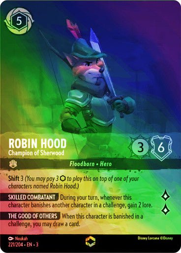 Robin Hood - Champion of Sherwood (Inkwash Foil) - Con T de Tlacuache - Ravensburger