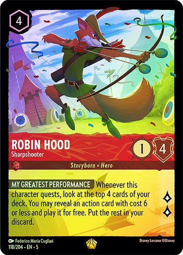 Robin Hood - Sharpshooter (Cold Foil ) - Con T de Tlacuache - Ravensburger