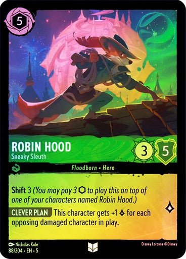 Robin Hood - Sneaky Sleuth (Cold Foil ) - Con T de Tlacuache - Ravensburger