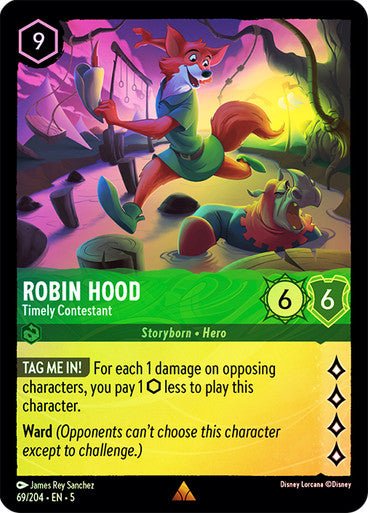 Robin Hood - Timely Contestant (Cold Foil ) - Con T de Tlacuache - Ravensburger
