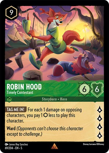 Robin Hood - Timely Contestant (Non - foil ) - Con T de Tlacuache - Ravensburger