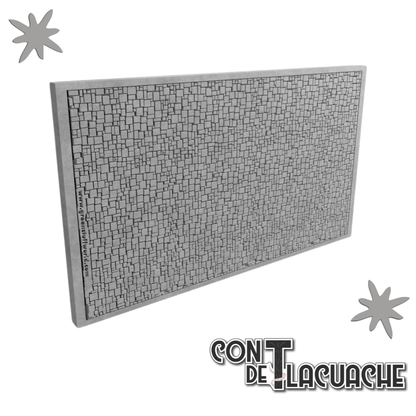 Rodillo Pavimento Piedra 15mm / Flag Stone Rolling pin 15mm | Green Stuff World - Con T de Tlacuache - Green Stuff World