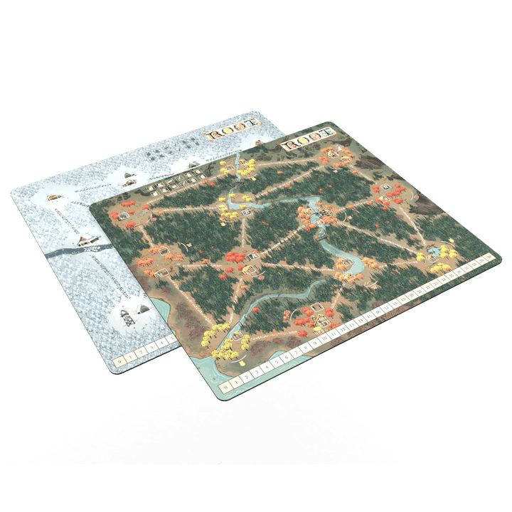 Root Playmat Fall/Winter | Leder Games - Con T de Tlacuache - Leder Games