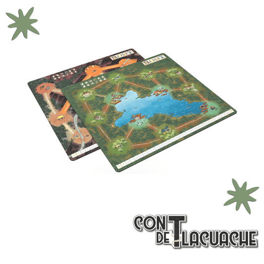 Root Playmat Mountain/Lake | Leder Games - Con T de Tlacuache - Leder Games