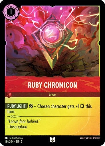 Ruby Chromicon (Cold Foil ) - Con T de Tlacuache - Ravensburger