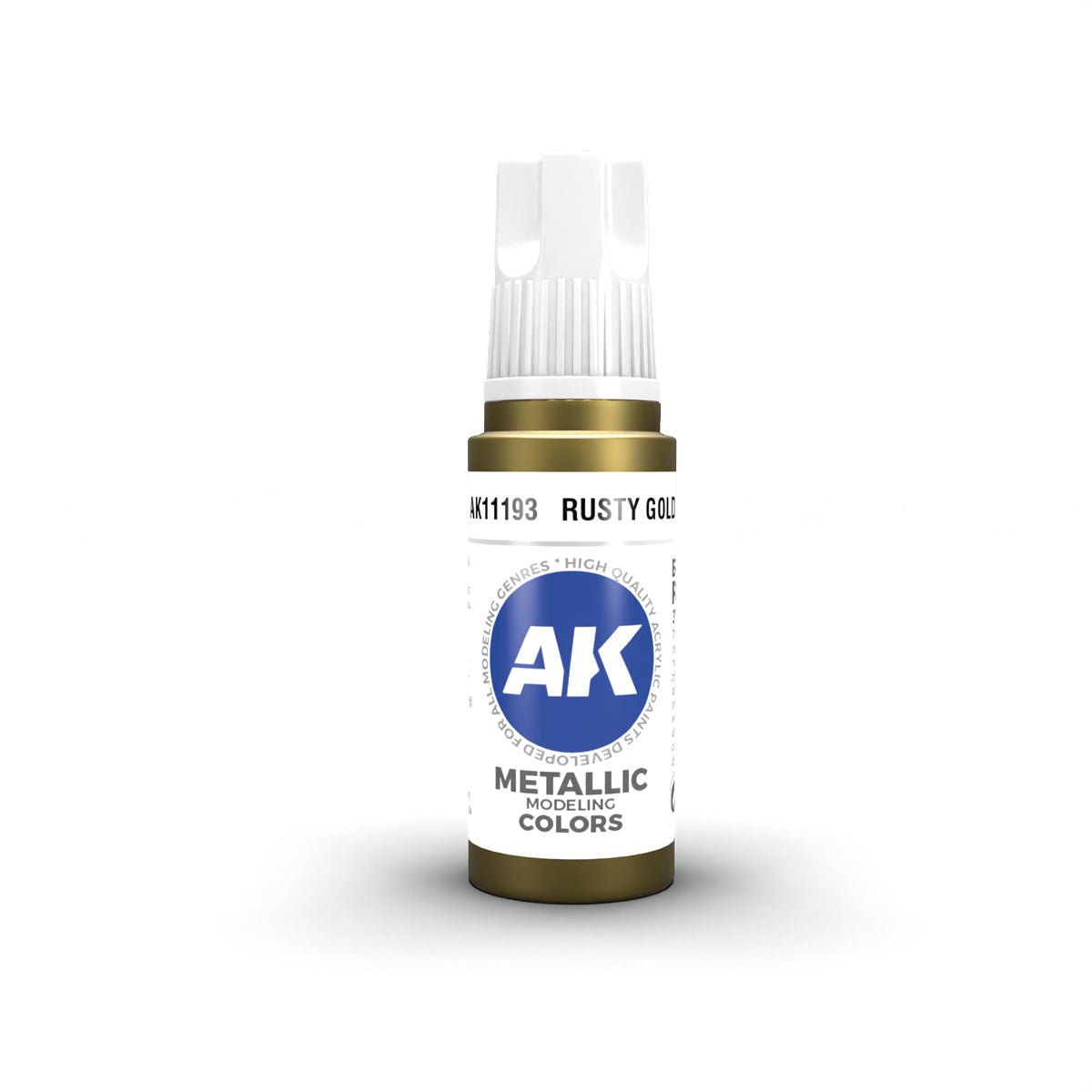 Rusty Gold Metallic 17Ml | Ak Interactive - Con T de Tlacuache