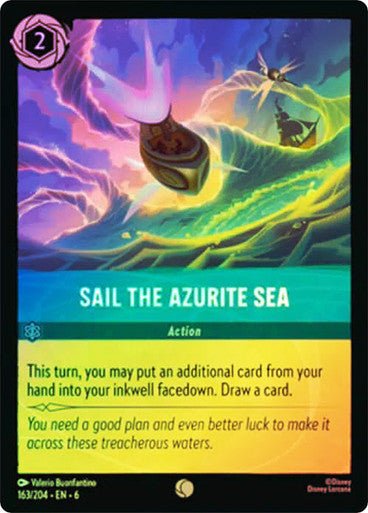 Sail the Azurite Sea ( Cold Foil ) - Con T de Tlacuache - Ravensburger