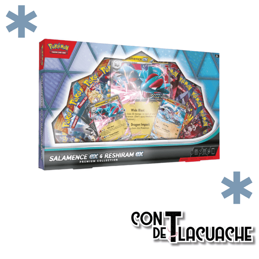 Salamence EX & Reshiram EX Premium Collection | Pokemon - Con T de Tlacuache - Con T de Tlacuache
