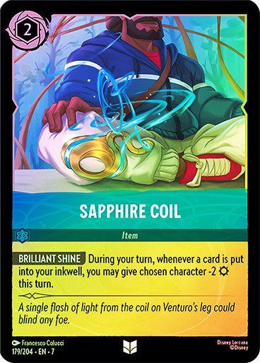 Sapphire Coil (Cold Foil) - Con T de Tlacuache - Ravensburger