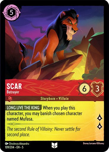 Scar - Betrayer (Cold Foil ) - Con T de Tlacuache - Ravensburger