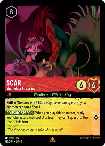 Scar - Shameless Firebrand ( Cold Foil )