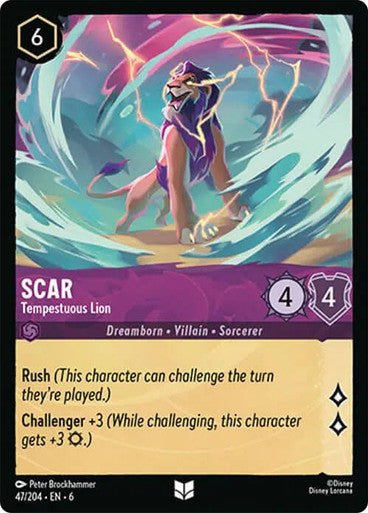Scar - Tempestuous Lion ( Non - foil ) - Con T de Tlacuache - Ravensburger