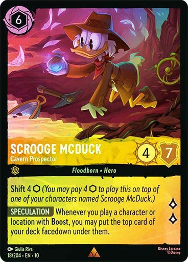 Scrooge McDuck (Cold Foil) - Con T de Tlacuache - Ravensburger