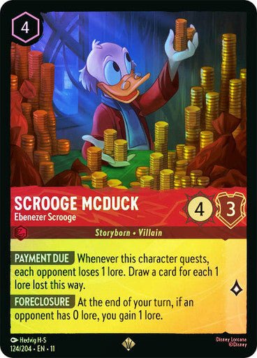 Scrooge McDuck (Cold Foil) | Ravensburger - Con T de Tlacuache - Ravensburger